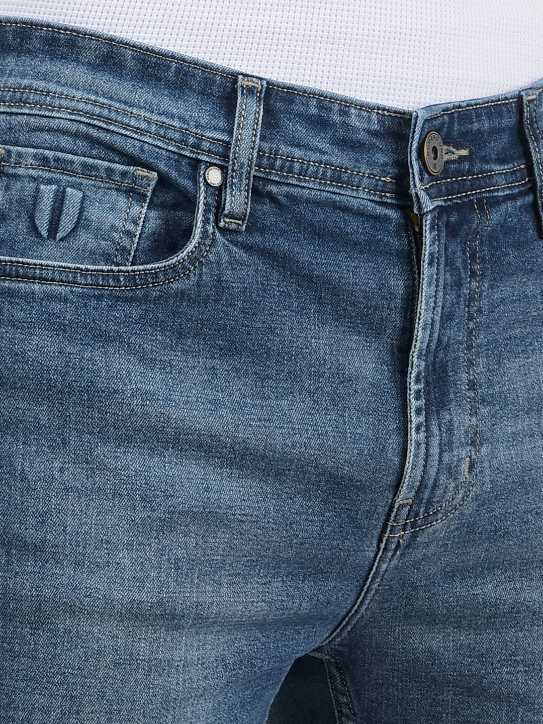 Numero Uno Men Solid Dark Blue Jeans